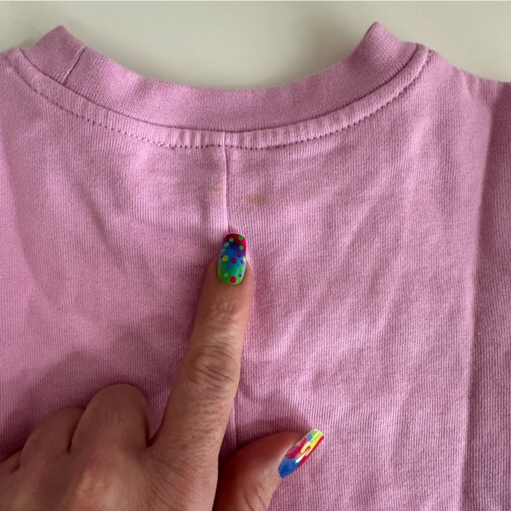 Stella McCartney Girls Pink Sweatshirt with Chicken Design Size 4 yrs - Picture 5 of 6